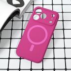 Maska Torbica Magsafe Pure color za iPhone 17 Pro 6.3 tamno pink cena 2500 din slika