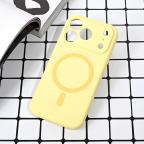 Maska Torbica Magsafe Pure color za iPhone 17 Pro 6.3 zuta cena 2500 din slika