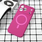 Maska Torbica Magsafe Pure color za iPhone 17 Pro Max 6.9 tamno pink cena 2500 din slika