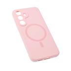 Maska Torbica Magsafe Pure color za Samsung S741B Galaxy S26 FE roze slika 1