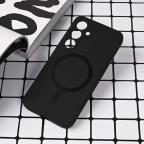 Maska Torbica Magsafe Pure color za Samsung S921B Galaxy S24 crna cena 2500 din slika