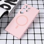 Maska Torbica Magsafe Pure color za Samsung S928B Galaxy S24 Ultra roze cena 2500 din slika