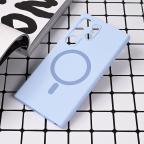 Maska Torbica Magsafe Pure color za Samsung S928B Galaxy S24 Ultra svetlo plava cena 2500 din slika