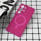 Maska Torbica Magsafe Pure color za Samsung S938B Galaxy S25 Ultra tamno pink cena 2500 din slika