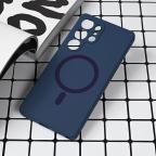 Maska Torbica Magsafe Pure color za Samsung S938B Galaxy S25 Ultra tamno plava cena 2500 din slika