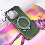 Maska Torbica Magsafe Ring za iPhone 14 Pro 6.1 zelena slika 6