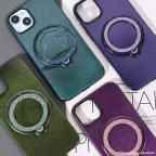 Maska Torbica Magsafe Ring za iPhone 14 Pro 6.1 zelena slika 4
