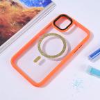 Maska Torbica Magsafe shining za iPhone 11 6.1 narandzasta slika 7