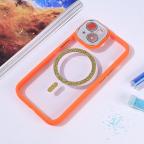 Maska Torbica Magsafe shining za iPhone 14 6.1 narandzasta slika 7