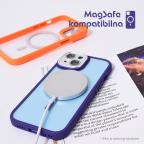 Maska Torbica Magsafe shining za iPhone 15 Pro Max 6.7 tamno plava slika 3