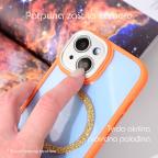 Maska Torbica Magsafe shining za iPhone 15 Pro Max 6.7 tamno plava slika 2