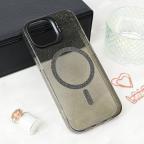 Maska Torbica Magsafe Sparkle za iPhone 15 6.1 crna slika 7