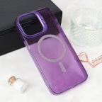 Maska Torbica Magsafe Sparkle za iPhone 15 Pro Max 6.7 ljubicasta slika 7