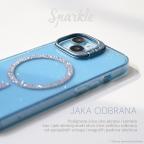 Maska Torbica Magsafe Sparkle za iPhone 15 Pro Max 6.7 transaprent slika 3