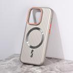 Maska Torbica Magsafe Stripe za iPhone 14 Pro 6.1 siva cena 2500 din slika