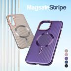 Maska Torbica Magsafe Stripe za iPhone 15 Pro Max 6.7 siva slika 2