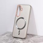 Maska Torbica Magsafe Stripe za Samsung S921B Galaxy S24 siva cena 2500 din slika