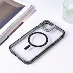 Maska Torbica Magsafe transparent za iPhone 11 6.1 crna slika 5