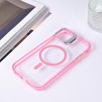 Maska Torbica Magsafe transparent za iPhone 11 6.1 pink slika 5