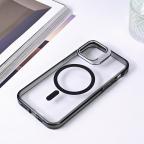 Maska Torbica Magsafe transparent za iPhone 12 6.1 crna slika 5