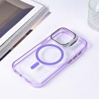 Maska Torbica Magsafe transparent za iPhone 14 Pro 6.1 ljubicasta slika 5