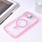 Maska Torbica Magsafe transparent za iPhone 15 Plus 6.7 pink slika 5