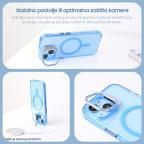 Maska Torbica Magsafe transparent za iPhone 15 Pro Max 6.7 ljubicasta slika 2