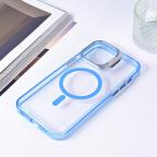 Maska Torbica Magsafe transparent za iPhone 15 Pro Max 6.7 plava slika 5