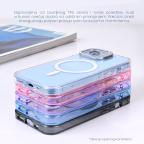 Maska Torbica Magsafe transparent za iPhone 15 Pro Max 6.7 plava slika 3