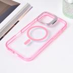 Maska Torbica Magsafe transparent za iPhone 16 Pro Max 6.9 pink cena 2500 din slika