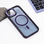 Maska Torbica Magsafe Trendy za iPhone 13 6.1 ljubicasta cena 2500 din slika