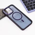 Maska Torbica Magsafe Trendy za iPhone 15 Pro Max 6.7 ljubicasta cena 2500 din slika