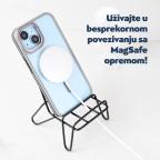 Maska Torbica Magsafe Trendy za iPhone 15 Pro Max 6.7 siva slika 4