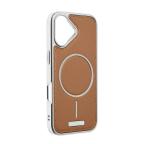 Maska Torbica Magsafe Urban Leather za iPhone 17 6.3 braon slika 1