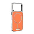 Maska Torbica Magsafe Urban Leather za iPhone 17 Pro 6.3 narandzasta slika 1