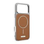 Maska Torbica Magsafe Urban Leather za iPhone 17 Pro Max 6.9 braon slika 1