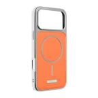 Maska Torbica Magsafe Urban Leather za iPhone 17 Pro Max 6.9 narandzasta slika 1