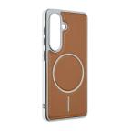 Maska Torbica Magsafe Urban Leather za Samsung S941B Galaxy S26 braon slika 1
