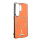 Maska Torbica Magsafe Urban Leather za Samsung S948B Galaxy S26 Ultra narandzasta slika 1