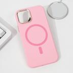 Maska Torbica Magsafe Pure Plus za iPhone 12 6.1 roze cena 2500 din slika