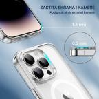 Maska Torbica Magsafe za iPhone 15 Pro Max 6.7 transparent slika 2