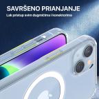 Maska Torbica Magsafe za iPhone 15 Pro Max 6.7 transparent slika 4
