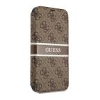 Maska Torbica na preklop Guess Bk Pu 4G Stripe za iPhone 13 6.1 braon (GUBKP13M4GDBR) slika 3