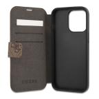 Maska Torbica na preklop Guess Bk Pu 4G Stripe za iPhone 13 6.1 braon (GUBKP13M4GDBR) slika 4