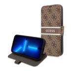 Maska Torbica na preklop Guess Bk Pu 4G Stripe za iPhone 13 6.1 braon (GUBKP13M4GDBR) slika 5