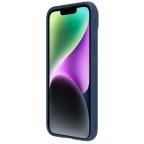 Maska Torbica Nillkin CamShield Leather S za iPhone 14 6.1 plava slika 5