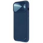 Maska Torbica Nillkin CamShield Leather S za iPhone 14 Pro 6.1 plava slika 3
