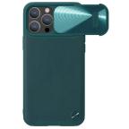 Maska Torbica Nillkin CamShield Leather S za iPhone 14 Pro Max 6.7 zelena cena 3000 din slika