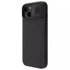 Maska Torbica Nillkin CamShield Silky za iPhone 15 Plus 6.7 crna slika 2