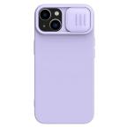 Maska Torbica Nillkin CamShield Silky za iPhone 15 Plus 6.7 ljubicasta cena 3000 din slika